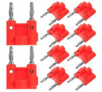 10 Pcs Spinotti A Banana Spine Per Altoparlanti Audio Connettori