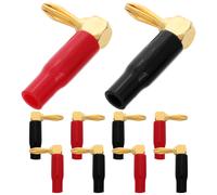 10 Pcs Spinotti Per Casse Acustiche Connettore Audio Connettori Spina Banana