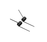10 Pcs Spring Steel Left-handed Rotation Torsion Spring, 0.8mm Wire Diameter 7.5mm OD, 6 Laps 60°, V-Shaped Return Springs(0.8x7.5mm ODx3 Turnsx60°)
