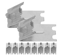 10 Pcs Staffa Per Congelatore Clip in Acciaio Inossidabile Mensola