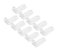 10 Pcs Staffa Per Tutore Articolare Staffe Angolari in Acrilico Trasparente