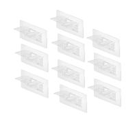 10 Pcs Staffe Per Mensola Supporti Mensole Staffa Di Supporto Sullo Scaffale