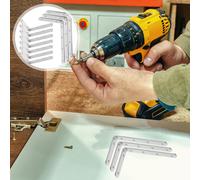 10 Pcs Staffe Per Mensole Piccole Di Scaffale Supporto Angolare Carichi Pesanti