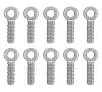 10 Pcs Stainless Steel Machinery Shoulder Swing Lifting Eye Bolt M6×20Mm-M6×60Mm for Construction Pipe Fasteners,M6×60mm(M6x35mm)
