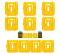 10 PCS Supporto da parete per batterie Dewalt da 18 V 60V, ideale per officina o furgone, facile da montare su molte superfici