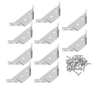 10 Pcs Supporto Mensola Reggipiano Hardware Staffa Di Sullo Scaffale