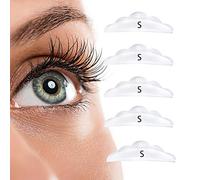 10 PCS Taglia S silicone Lash sollevamento rilievo ciglia Perming bigodino sferza Ascensore Patch trucco di bellezza del ciglio di accessori riutilizzabili Lash Pads Shield