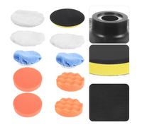 10 Pcs Tampone Per Lucidare Auto Tamponi Lucidanti Trapano Lucidatura