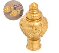 10 Pcs Terminali Per Aste Tende Asta Della Decorativa. Testa Canna