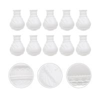10 Pcs Terminali Per Aste Tende Testa Decorativa Asta Plug Canna
