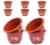 10 Pcs Vasi Per Orchidee in Plastica Pentola Di Fiori Da Giardino