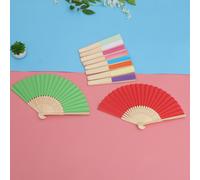 10 Pcs Ventagli Pieghevoli Decorativi Fan Del Matrimonio Ventaglio Decorativo