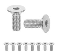 10 Pcs Vite A Testa Piatta Con Cava Esagonale Viti Svasata Piana