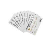 10 PCS White Privilege Card Trumps Everything Credit Card Sets
