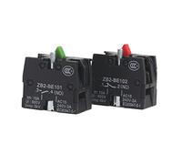 10 PCS Zb2 Interruttore a pulsante Xb2-be102c Blocco contatto Modulo Xb2-be101c(Nc 10pcs)