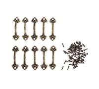 10 PCs zinco lega protezionatore cassetto armadio cucina maniglia porta guardaroba tira semplice cassetto hardware vintage e clip gancio cinghia kit