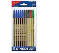 Staedtler Blister con 10 penne a sfera noris colori assortiti