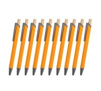 10 penne a sfera retrattili in metallo con clip per firma da ufficio, scrittura senza intoppi, per ufficio, scuola, hotel, proverbi positivi