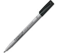10 penne STAEDTLER Lumocolor nere 06 mm non permanenti (316-9) NEW