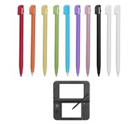 10 penne stilo compatibili con Nintendo DS 3DS, 8,7 x 0,5 cm, eleganti penne stilo colorate in plastica di ricambio per touch screen, compatibili con Nintendo XL LL Wii U NDSL