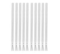 10 pennelli per nail art a 7 pin, in acciaio inox, per manicure, per uso salone