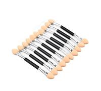 10 pennelli per ombretto, applicatori a doppia faccia, piccoli pennelli da trucco, pennelli in spugna, strumento per il trucco degli occhi per le donne