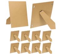 10 Per Easel Back for Picture Frame, Tabletop Wall Display, Wooden 20x30 cm