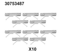10 per pz clip post taglio parabrezza anteriore migliora il della tua per Vol
