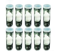 10 per tubi Portamonete 27/30mm - Contenitori per Monete Euro Sicuri e Trasparenti - Custodia Plastica per Raccolta Numismatica e Banca(30mm)