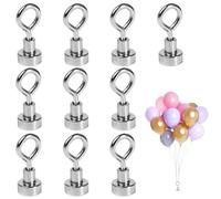 10 pesi per palloncini a elio, peso 12 mm, per palloncini, peso palloncino a elio, riutilizzabile, per matrimoni, compleanni, Natale