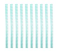 10 pettini con 30 anelli, spirali, bobine per rilegatura a spirale, forniture per ufficio e scuola, per studenti, insegnanti, raccoglitori, pettini e spine facili da aprire
