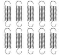 10 pezzi 0,3X3X15mm, molla di tensione a doppio gancio di compressione, adatta per macchinari industriali e progetti fai da te,10 pezzi,0,3x3x15 mm