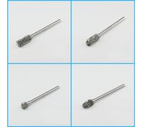 10 Pezzi 1/4 Carburo Fresa Set 1/4 Gambo Punte per Raspa Saldatura Legno Pietra