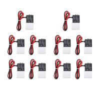 10 Pezzi 1/4 Pollice NPT 2 Vie Valvola Normalmente Chiusa 12 V Valvola Pneu5041