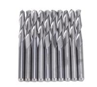 10 pezzi 10 pezzi 1/8 pollici di router CNC, mulino in carburo Set con 2 mid -router a spirale di flauto, pezzi di router a spirale professionale per legno MDF PVC e legno duro
