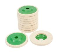 10 pezzi 100 mm lana lucidatura lucidatura ruota feltro tampone lucidatrice disc