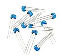 10 pezzi 100V 101/221/471/102/222/103/203 Condensatore a tre terminali Filtro EMI(100V101(100PF))