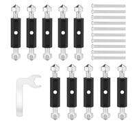 10 Pezzi 118 Tipo Riparazione cassetta,Kit Riparazione Cassetta Elettrica，Interruttore Cassette Riparatore Supporto Asta Elettricista Accessori, Riparazione Accessori Elettrici Strumenti