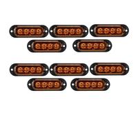 10 Pezzi 12V-24V 4LED Indicatori di Direzione Laterali per Auto Indicatori 9373