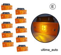 10 Pezzi 12V 24v LED Ambra Indicatore Laterale Freccia Bus Van Marchio E