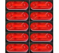 10 Pezzi 12V LED Rosso Posteriore Lato Svendita Neon Indicatore Luci Auto Camion