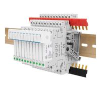 (10 pezzi) 12V Relay Din Rail; Silm, relè di alimentazione a solenoide