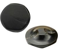 10 pezzi 15/20/25MM caffè Bottoni esagonali Set di bottoni Bottoni rotondi con gambo per cappotti-Nero-32L=20.0 MM 10 pezzi