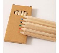 10 pezzi/15 pezzi/20 pezzi Matite colorate mini da 3,5 pollici, portatili e spesse, 6 colori diversi, pre-affilate, all'ingrosso per disegno, aula, forniture scolastiche, ritorno a scuola 20 set,10 sc