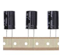 10 Pezzi 16V 10000UF Condensatore elettrolitico in alluminio plug-in 16x25 16 * 25mm