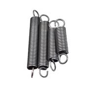 10 pezzi 1x10x120mm Molle di tensione a spira singola e anello di trazione, CS 1mm, OD 10mm, Lunghezza 120mm