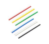 10 pezzi 1X40 pin fila singola maschio passo 2,54 mm 11 mm/15 mm/17 mm/21 mm/25 mm lungo pin connettore header striscia 1X40 pin 1 * 40 40P 40 pin(25MM 1x40Pin)