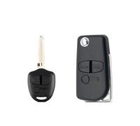 10 Pezzi 2/3 Pulsanti modificato Telecomando Flip Pieghevole Auto Chiave Guscio FOB Custodia per Pajero per Sport per Outlander per Grandis per ASX (3 Pulsanti a Sinistra)