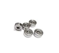 10 pezzi/2 pezzi cuscinetto in acciaio inossidabile SMR84 4 * 8 * 3, SMR83 3 * 8 * 3, SMR74 4 * 7 * 2.5, SMR63 3 * 6 * 2.5, SMR62 2 * 6 * 2.5, SMR52 2 * 5 * 2.5 mm (colore : 2 pezzi, S (Color : 2pcs