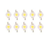 10 pezzi 2 pin 3W bianco caldo LED Bead emettitori 100-110LM